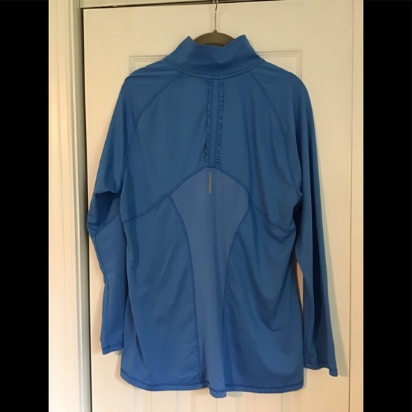 CHAMPION Blue long sleeve Lg athletic top - Picture 6 of 8